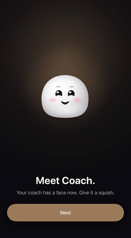 Meet Coach: the Coach character on a warm glow